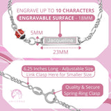 UNICORNJ Sterling Silver 925 Childrens Bracelet with Enamel Charm Italy