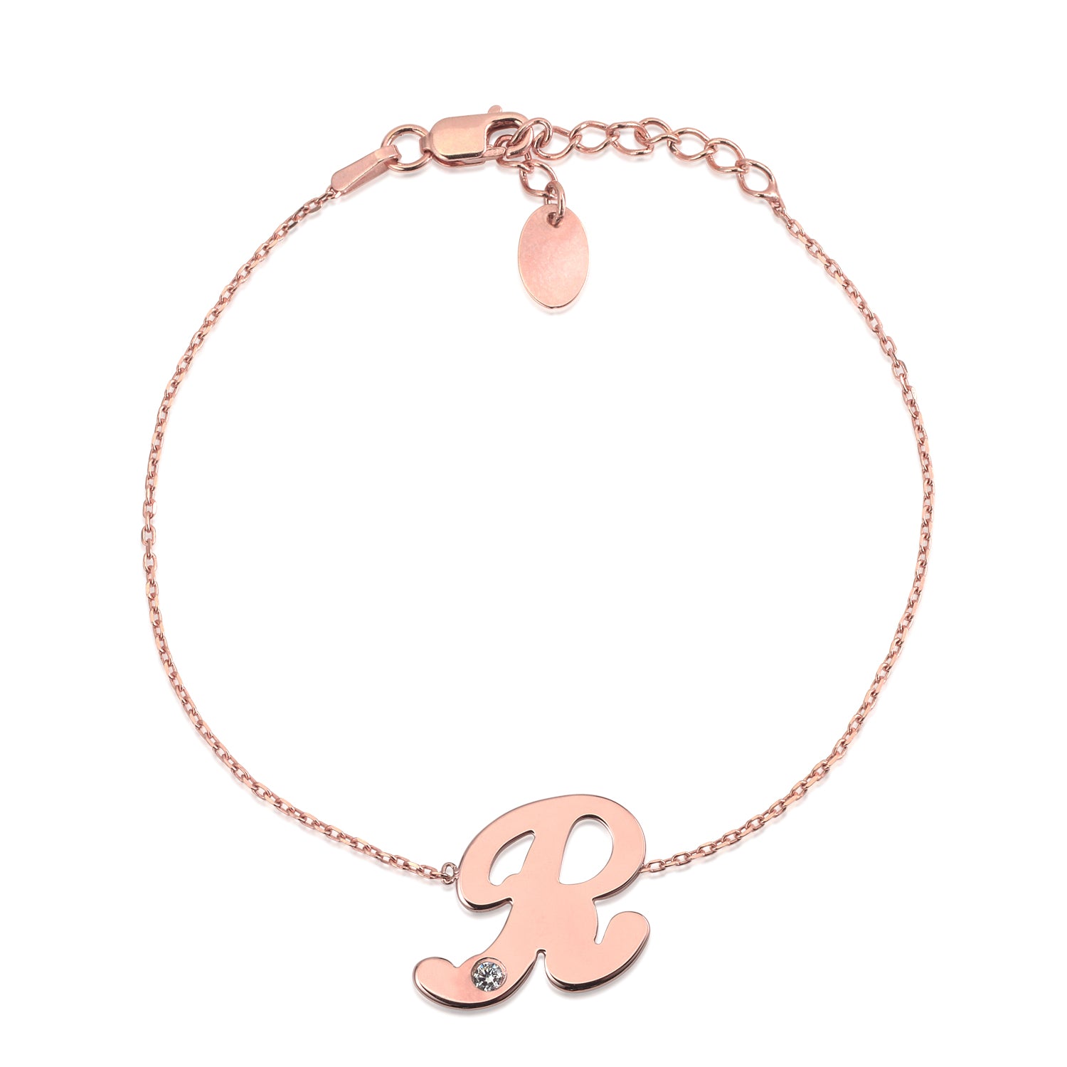 letter r bracelet