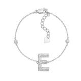 Initial Bracelet in Sterling Silver