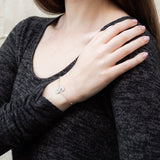 Initial Bracelet in Sterling Silver
