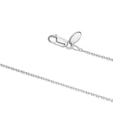 Sterling Silver Rose Gold Yellow Gold Plated Cable Chain Italy 22"