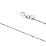 Sterling Silver Rose Gold Yellow Gold Plated French Rope Chain Italy 33.5"