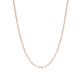 Paperclip Chain Sterling Silver for Women and Girls Made in Italy