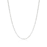 Paperclip Chain Sterling Silver for Women and Girls Made in Italy