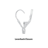 UNICORNJ Childrens Sterling Silver 925 Butterfly Leverback Earrings Dangle with Pink Enamel