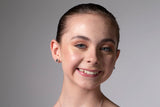 14K Yellow White and Rose Gold Double Ball Front Back Ear Jacket Post Earrings interchangable 10MM