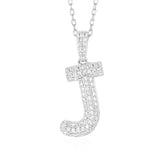 Initial Necklace in Sterling Silver