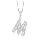Initial Necklace in Sterling Silver