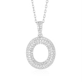 Initial Necklace in Sterling Silver