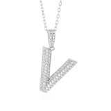 Initial Necklace in Sterling Silver