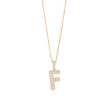 Initial Necklace in Gold-Plated Sterling Silver