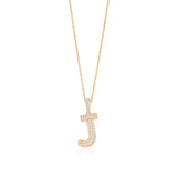 Initial Necklace in Gold-Plated Sterling Silver